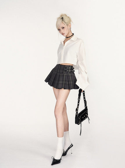 Cool Girl Plaid Skirt