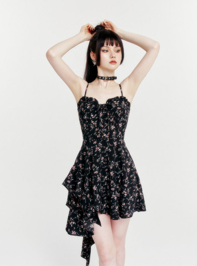 Midnight Garden Bloom Dress