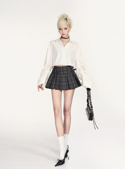 Cool Girl Plaid Skirt