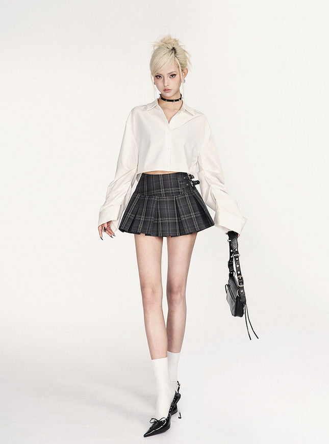 Cool Girl Plaid Skirt