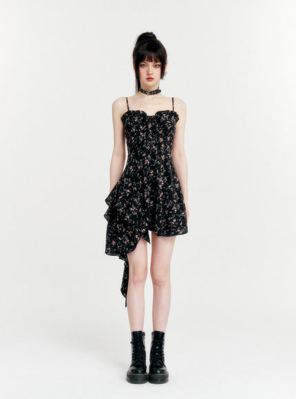 Midnight Garden Bloom Dress