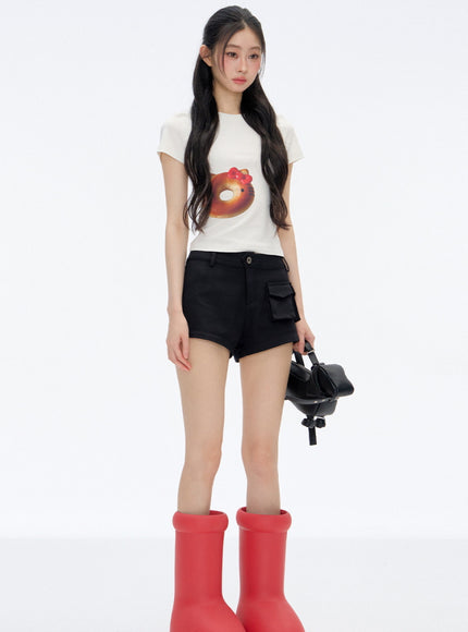 Chic Pocket Shorts