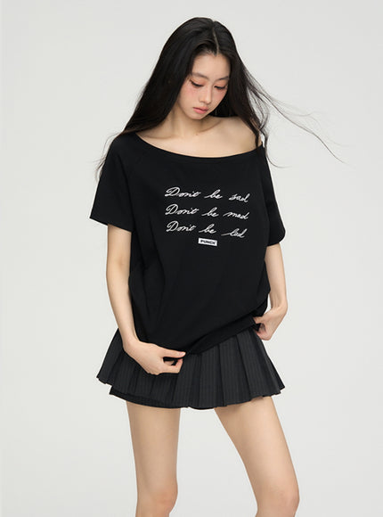 Casual Edge Off-Shoulder Tee