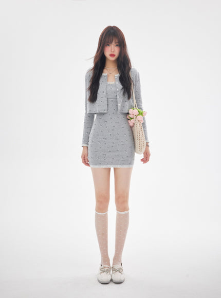 Rosebud Knit Set