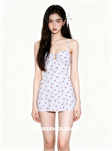 Strawberry Cream Swimdress