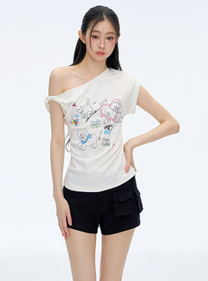 Lucky Day Graphic Top