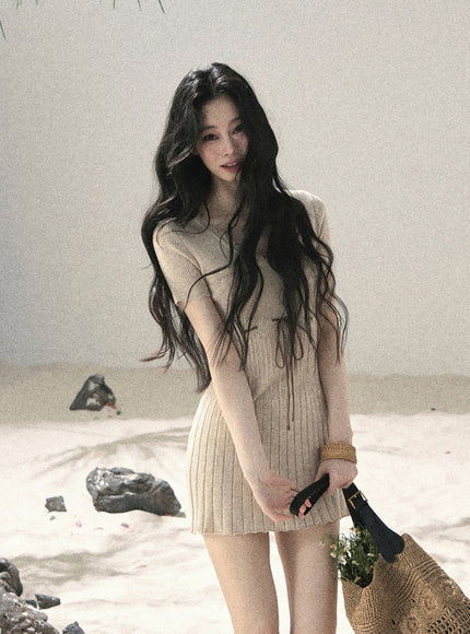 French Lace Knitted Dess