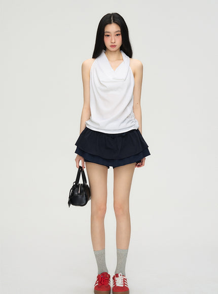 Elegant Flow White Top
