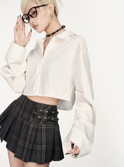 Cool Girl Plaid Skirt