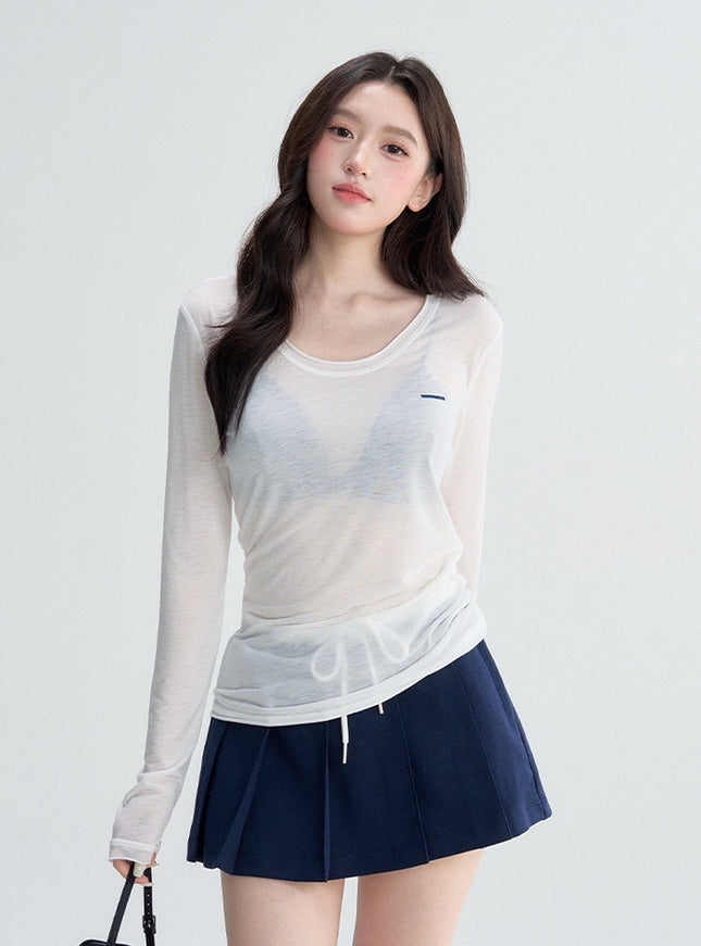 Tennis Mood Skirt - Navy