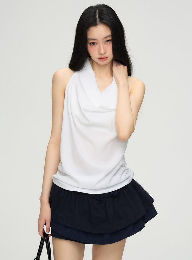 Elegant Flow White Top