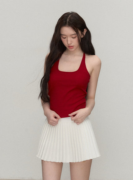 Prep Mood White Skirt