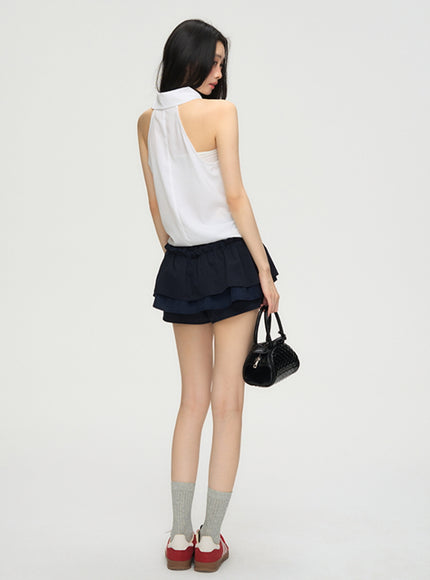 Elegant Flow White Top