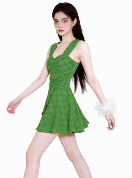 Retro Garden Girl Swimdress