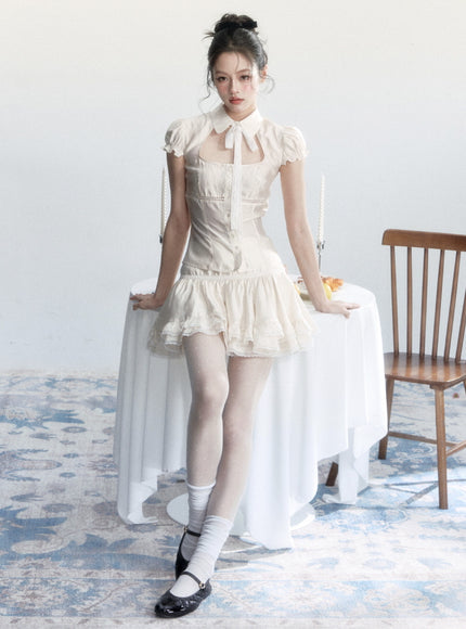 Lumière Lace Blouse Set