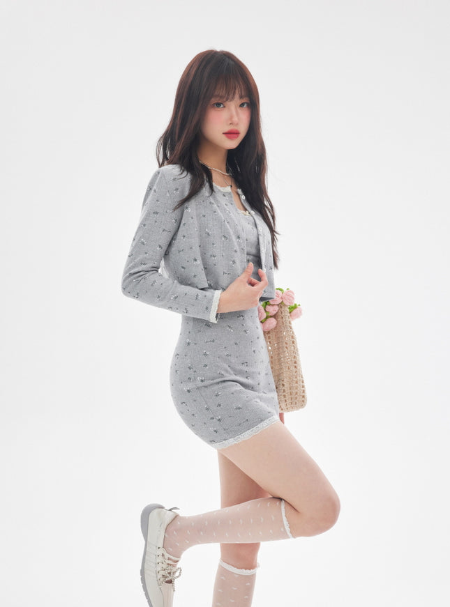 Rosebud Knit Set