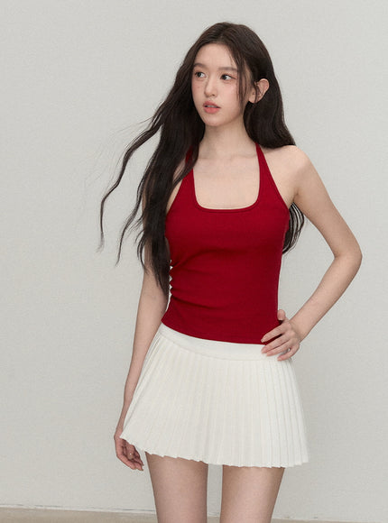 Prep Mood White Skirt