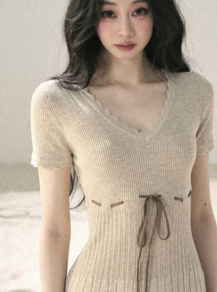 French Lace Knitted Dess