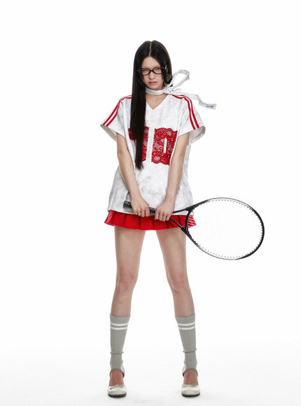 Varsity Cherry Muse Set
