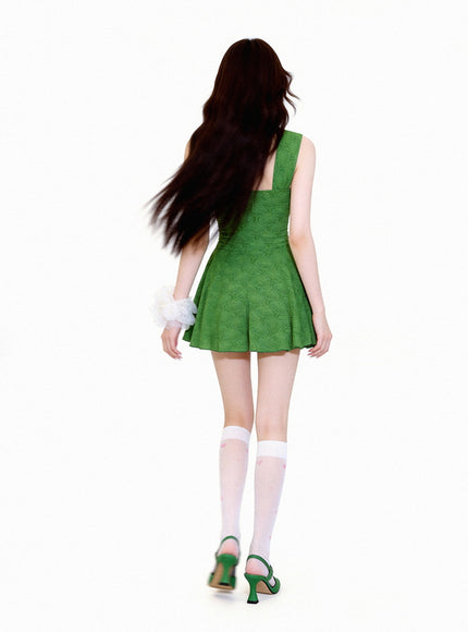 Retro Garden Girl Swimdress