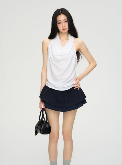 Elegant Flow White Top