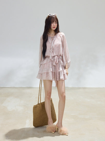 Willow Bloom Powder Dress