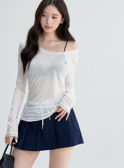 Tennis Mood Skirt - Navy