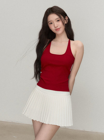 Prep Mood White Skirt
