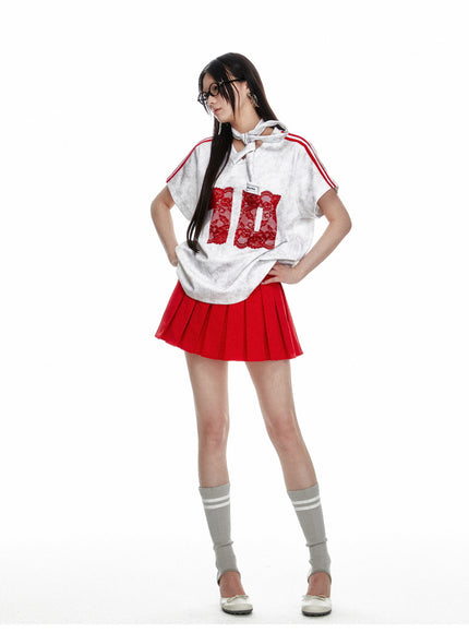 Varsity Cherry Muse Set