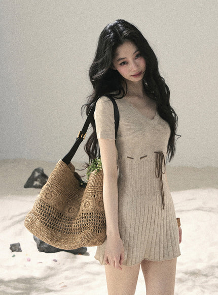 French Lace Knitted Dess