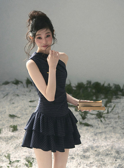 Moonlight Plaid Dress