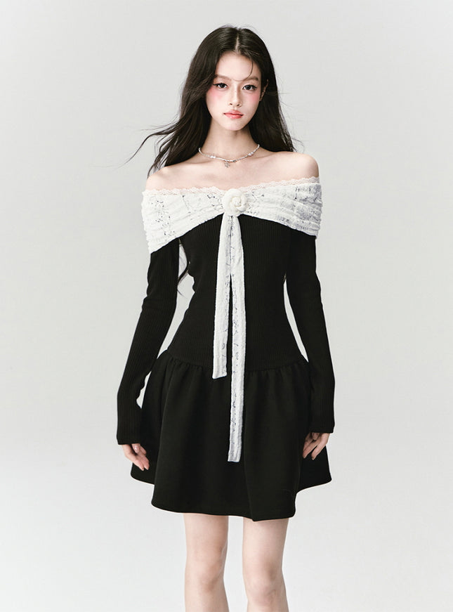 Noir Rose Black Dress