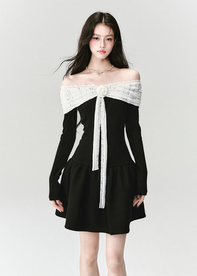 Noir Rose Black Dress