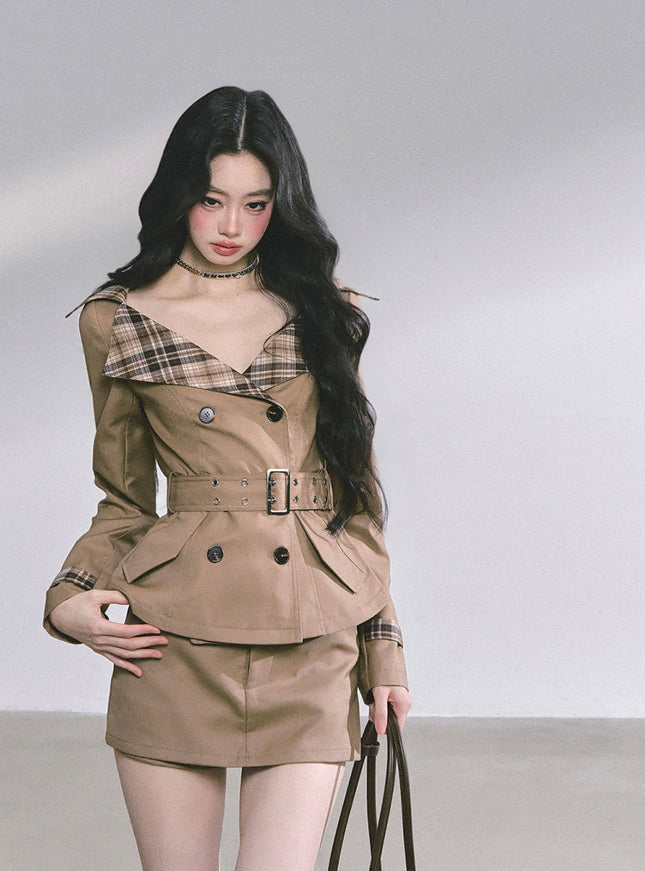 London Check Ensemble Set