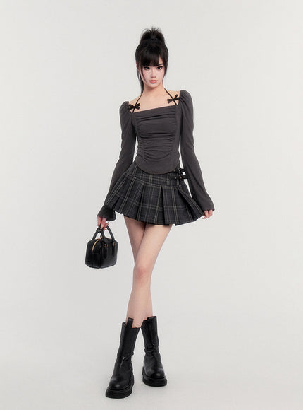 Cool Girl Plaid Skirt