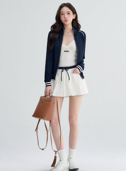 Tennis Mood Skirt - White