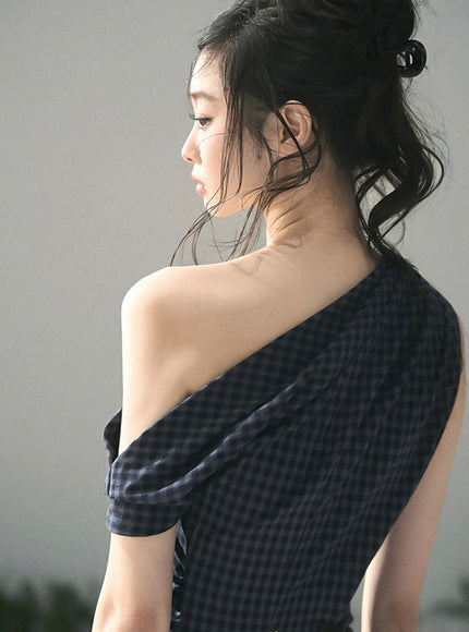 Moonlight Plaid Dress