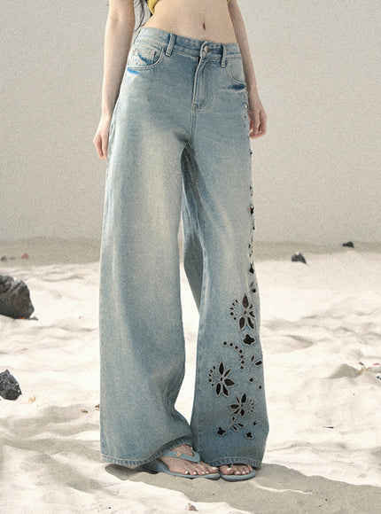 Daisy Cut Jeans