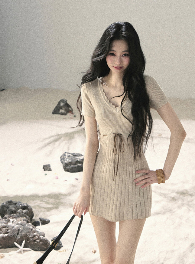 French Lace Knitted Dess