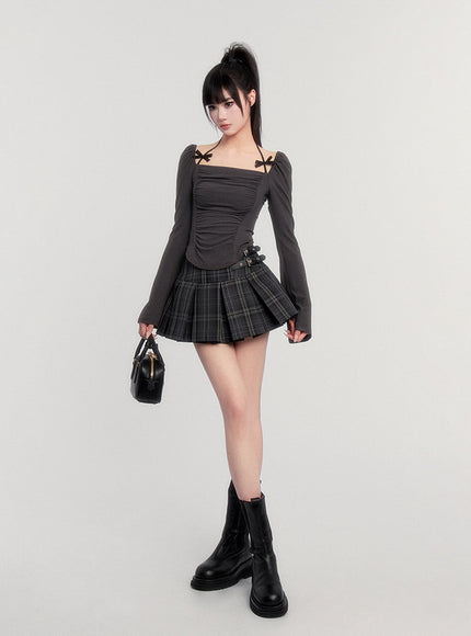 Cool Girl Plaid Skirt