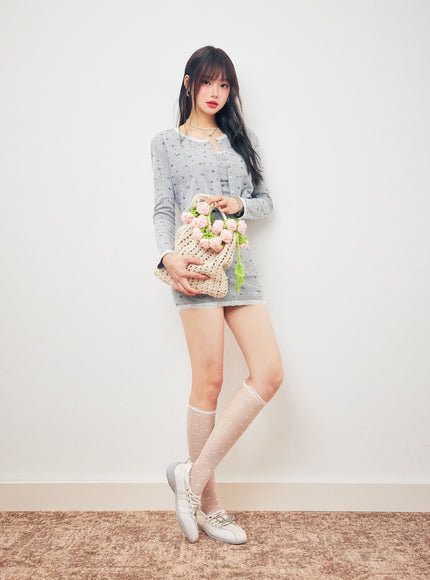 Rosebud Knit Set