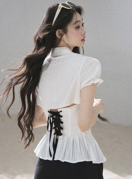 Grace Peplum Blouse
