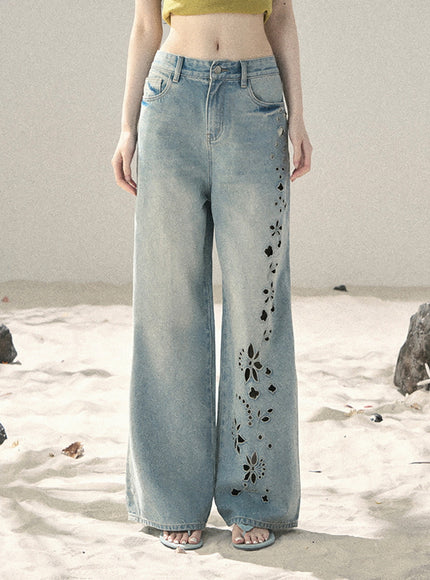 Daisy Cut Jeans