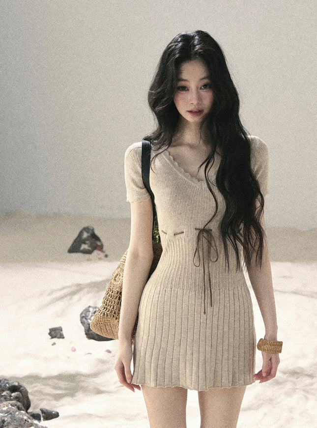 French Lace Knitted Dess