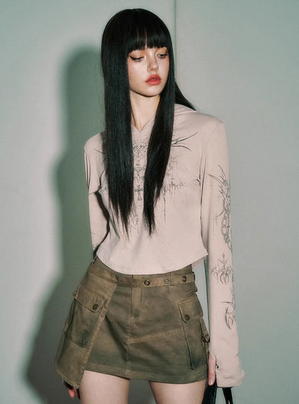 Dark Romance Tattoo Top