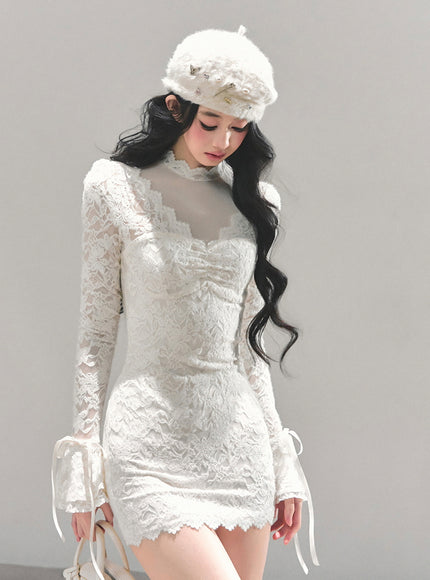 Ivory Whisper Lace Dress
