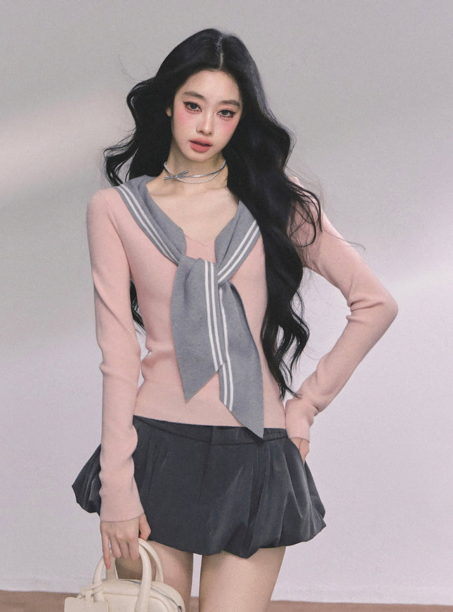 Sweet Class Top - Pink