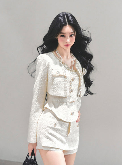 Pearl Ensemble Tweed Set