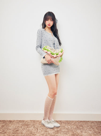 Rosebud Knit Set