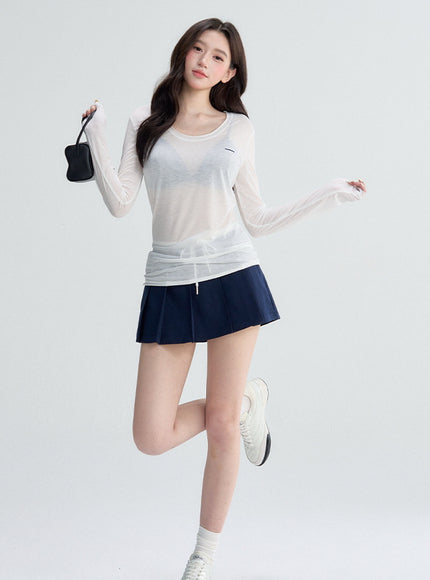 Tennis Mood Skirt - Navy
